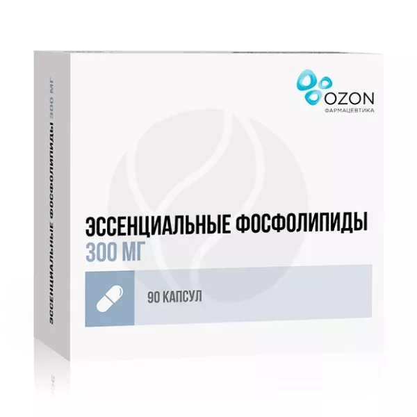 Эссенциальные фосфолипиды капсулы 300мг, №90 Озон