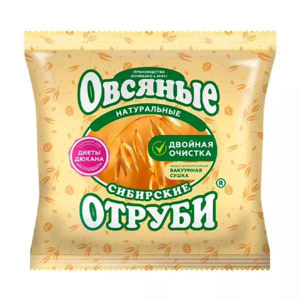 Сибирские отруби овсяные натуральные, 200г — купить по выгодным ценам ...