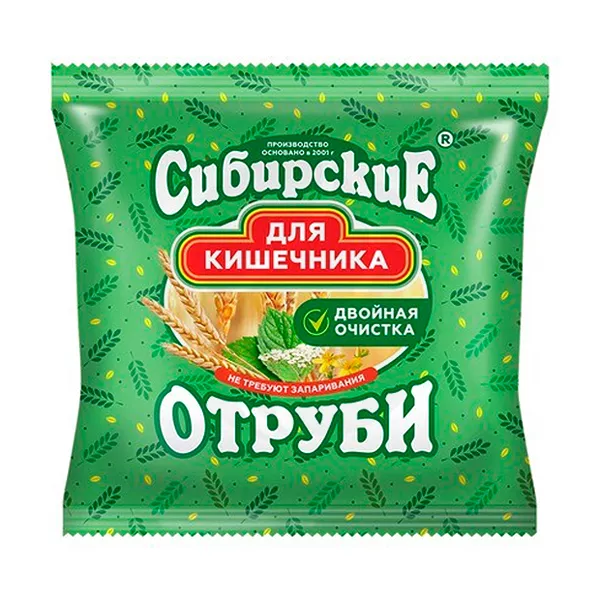 Изображение товара Сибирские отруби для кишечника 200г натуральный продукт для здоровья кишечника