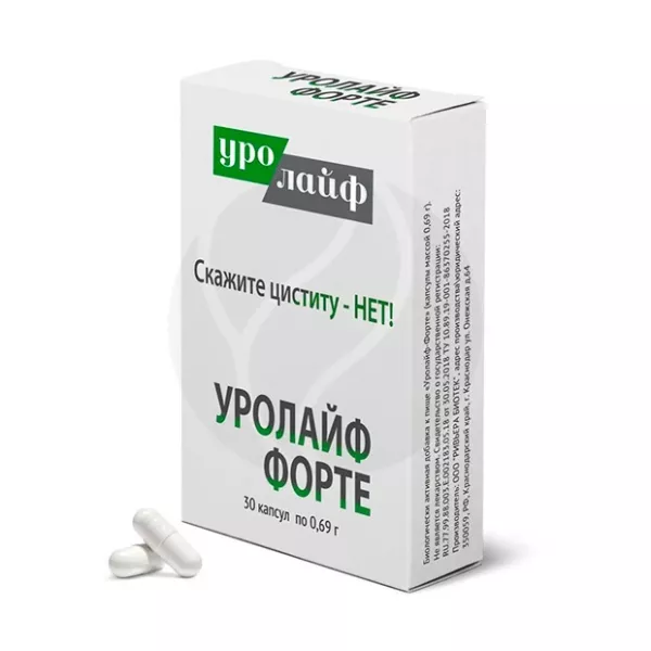 Уролайф форте капсулы, №30