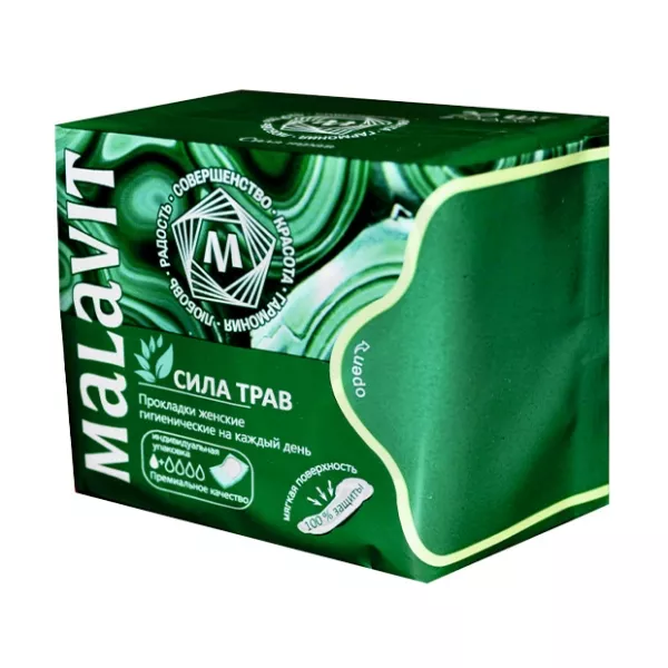 Изображение товара Малавит прокладки ежедневные Сила Трав №20 натуральные гигиенические средства