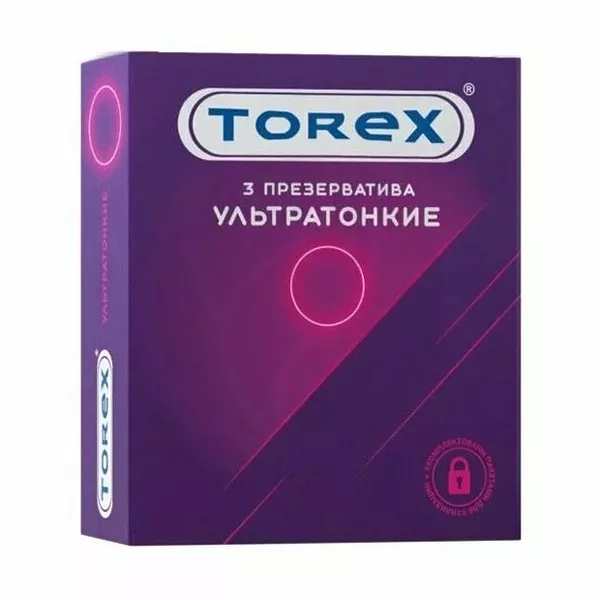 Изображение товара Презервативы Torex ультратонкие, 3 штуки в упаковке Изображение товара Презервативы Torex ультратонкие, 3 штуки в упаковке