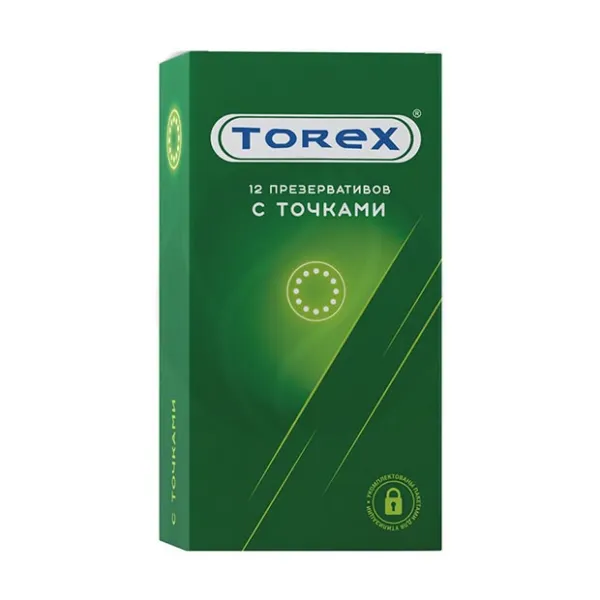 Изображение товара Torex презервативы с точками, №12 - безопасная защита и стимуляция