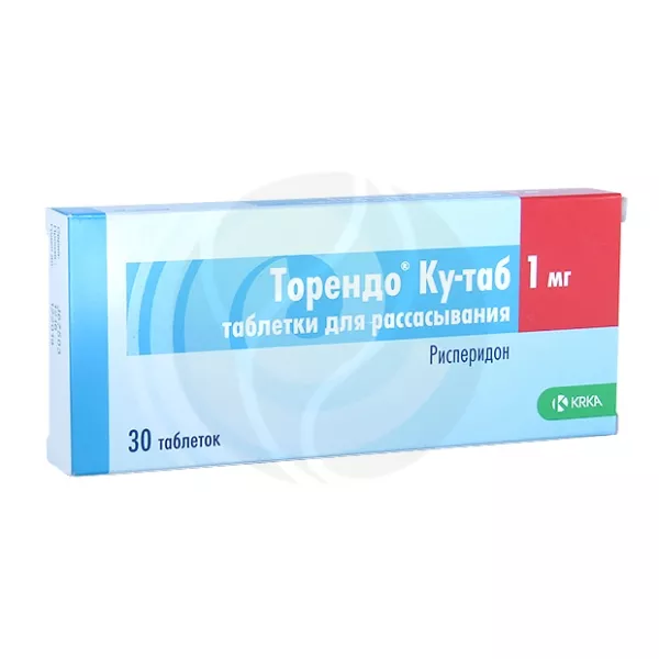 Изображение товара Торендо Ку-таб таблетки для рассасывания 1 мг №30 инструкция