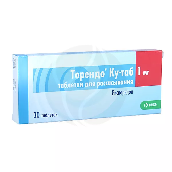 Изображение товара Торендо Ку-таб таблетки для рассасывания 1 мг №30 инструкция