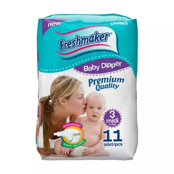 Изображение товара Подгузники Freshmaker Midi 3 для детей (4-9кг), 11шт