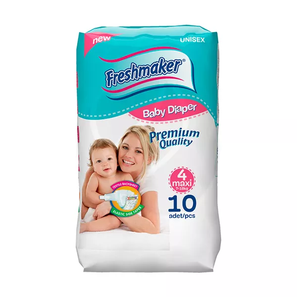 Изображение товара Подгузники Freshmaker Maxi 4 7-18кг 10 шт Турция Изображение товара Подгузники Freshmaker Maxi 4 7-18кг 10 шт Турция