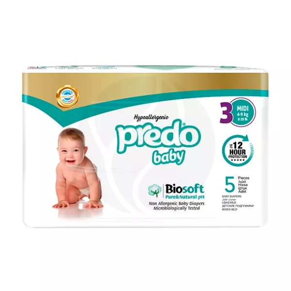 Изображение товара Predo Baby Biosoft подгузники 3 (4-9кг), №5