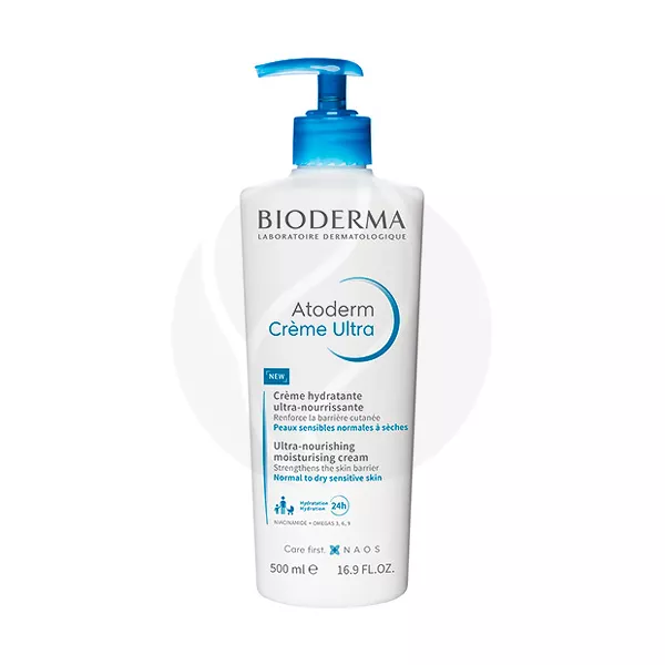 Изображение товара Bioderma Atoderm Ультра питательный увлажняющий крем для взрослых и детей 500 мл