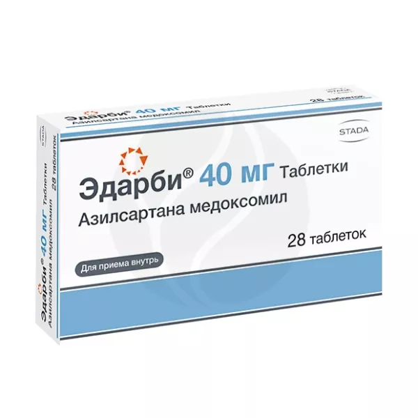 Изображение товара Эдарби таблетки д/приема внутрь 40 мг №28 от гипертензии