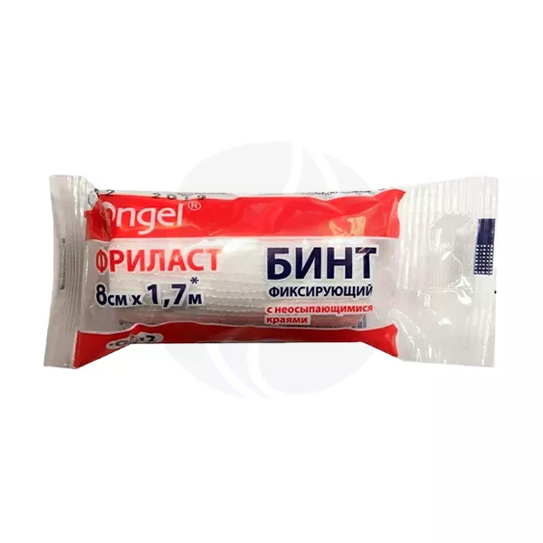 Изображение товара Фиксирующий бинт Фриласт 8 см x 1,7 м нестерильный белый Изображение товара Фиксирующий бинт Фриласт 8 см x 1,7 м нестерильный белый