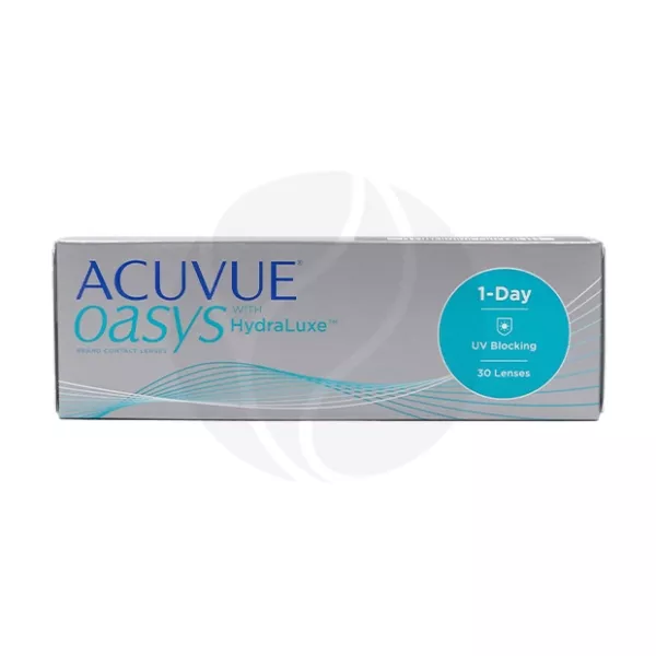 Изображение товара Контактные линзы Acuvue Oasys 1-Day HYDRALUXE R8,5 (-10,5 D), 30 шт
