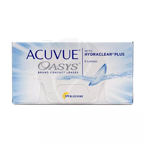 Изображение товара Acuvue Oasys линзы контактные R8,4 (-7,00 D), 6шт Изображение товара Acuvue Oasys линзы контактные R8,4 (-7,00 D), 6шт