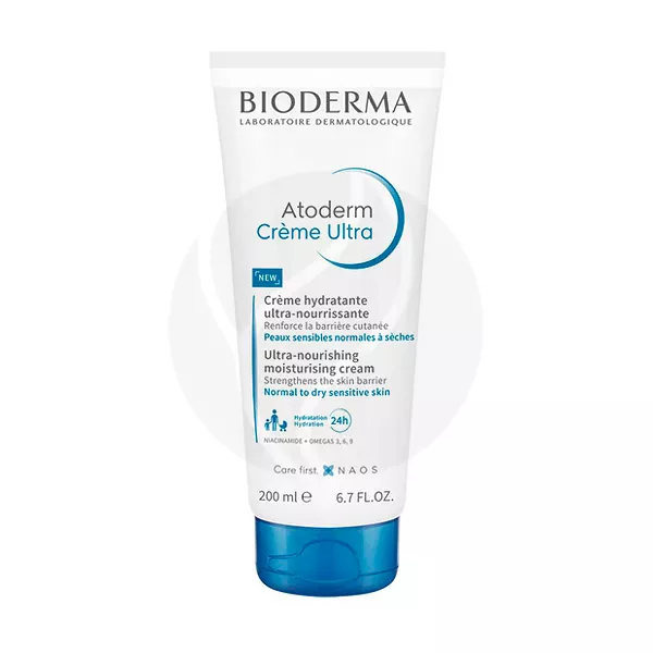 Изображение товара Bioderma Atoderm Ультра крем для сухой и чувствительной кожи 200мл