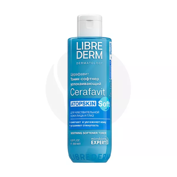 Librederm Cerafavit тоник-софтнер успокаивающий с церамидами и пребиотиком, 200мл