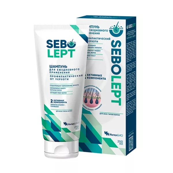 Sebolept шампунь ежедневный профилактический от перхоти, 250мл