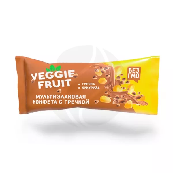 VEGGIE FRUIT конфета  мультизлаковая с гречкой, 20г