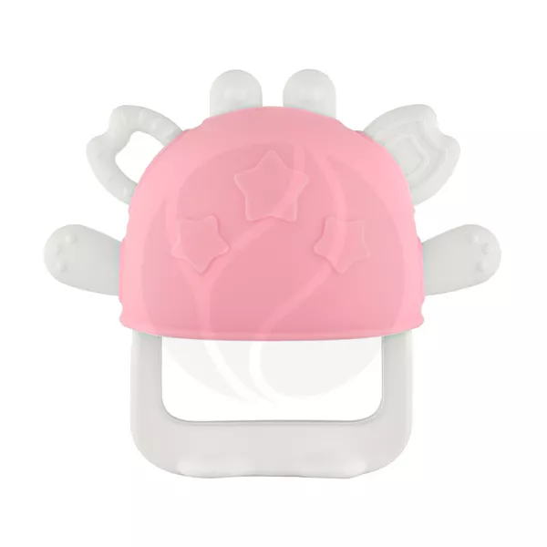 Изображение товара Roxy-kids Crabby прорезыватель силиконовый цвет розовый (0+) Изображение товара Roxy-kids Crabby прорезыватель силиконовый цвет розовый (0+)