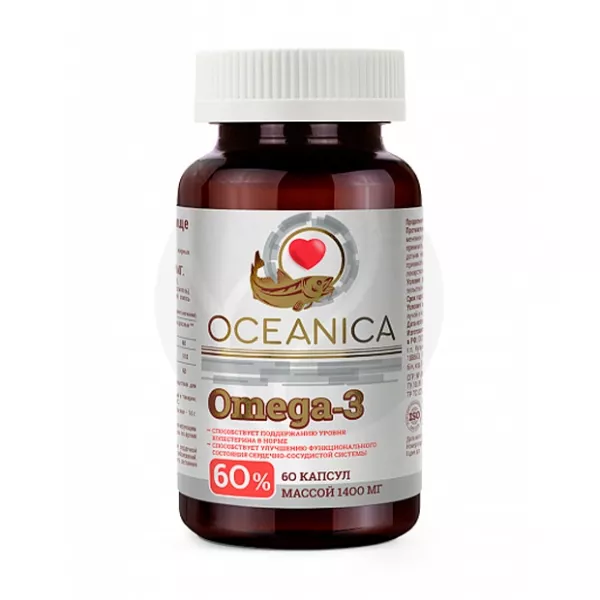 Изображение товара Океаника Омега-3 60% капсулы, №60