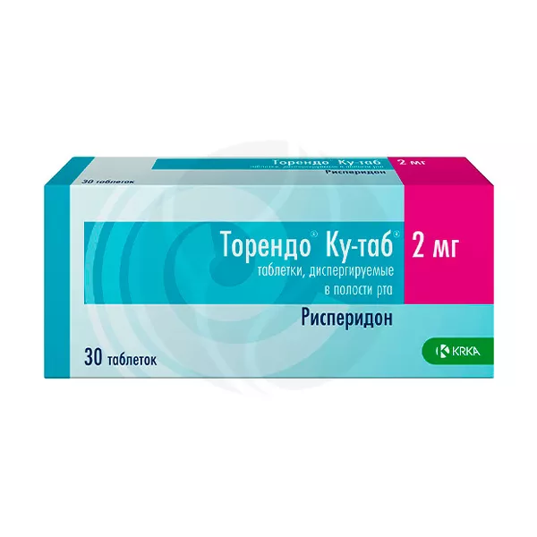 Изображение товара Торендо Ку-таб таблетки для рассасывания 2мг, №30 Изображение товара Торендо Ку-таб таблетки для рассасывания 2мг, №30