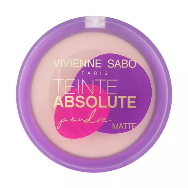 Изображение товара Пудра Vivienne Sabo Teinte Absolute matte, матирующая, тон 02, 6 г