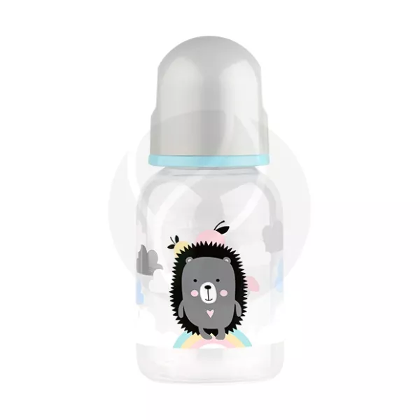 Изображение товара Lubby бутылочка для кормления с силиконовой соской медленного потока (0+мес), 125мл