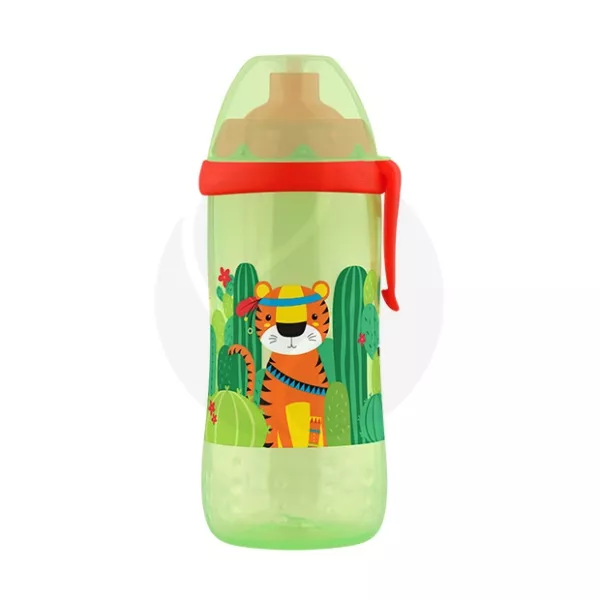 Изображение товара Lubby поильник-непроливайка со спорт-носиком и клипсой (9+мес), 300мл