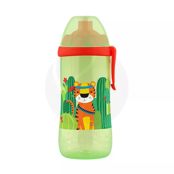 Изображение товара Lubby поильник-непроливайка со спорт-носиком и клипсой (9+мес), 300мл