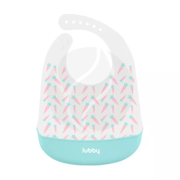 Изображение товара Lubby нагрудник силиконовый с карманом (6+мес)