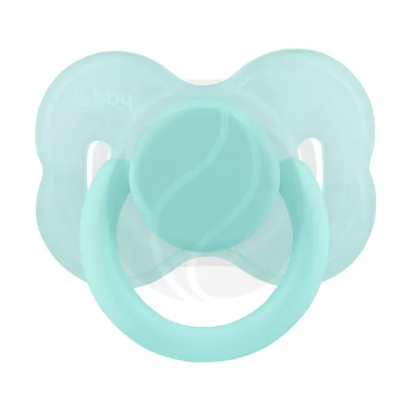Изображение товара Lubby силиконовая пустышка с круглым соском рельефная 0+ лет