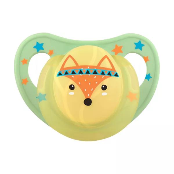 Изображение товара Lubby пустышка силиконовая со скошенным соском (6+мес)цвет в ассорт.