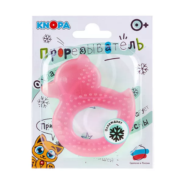 Изображение товара Knopa прорезыватель охлаждающий (0+) цвет в ассортименте Изображение товара Knopa прорезыватель охлаждающий (0+) цвет в ассортименте