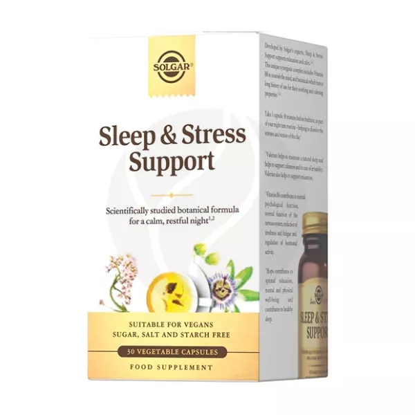Изображение товара Solgar Сон и ночной стресс-контроль капсулы 30 шт натуральный комплекс для сна