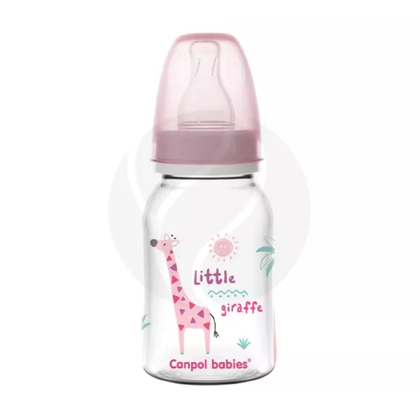 Canpol Babies Africa бутылочка для кормления с узким горлышком (0+мес) цвет в ассорт., 120мл