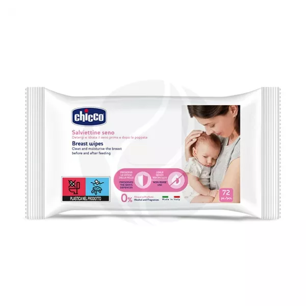 Изображение товара Chicco салфетки очищающие для груди (0+мес), №72