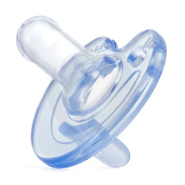 Изображение товара Пома соска-пустышка силиконовая круглой формы (0+ мес), синяя