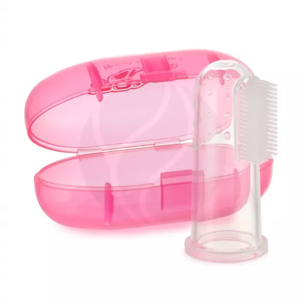 Изображение товара Пома массажер для десен с коробкой для хранения (4+мес), цвет в ассортименте Изображение товара Пома массажер для десен с коробкой для хранения (4+мес), цвет в ассортименте