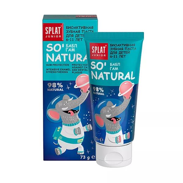 Изображение товара Splat Junior зубная паста гипоаллергенная Бабл гам 55 мл для детей Изображение товара Splat Junior зубная паста гипоаллергенная Бабл гам 55 мл для детей