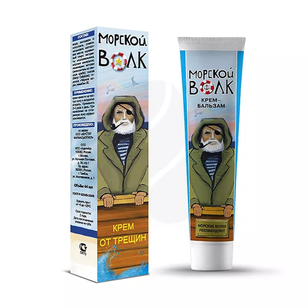 Изображение товара Крем-Бальзам от Трещин Морской Волк 44мл Быстрое Заживление Изображение товара Крем-Бальзам от Трещин Морской Волк 44мл Быстрое Заживление