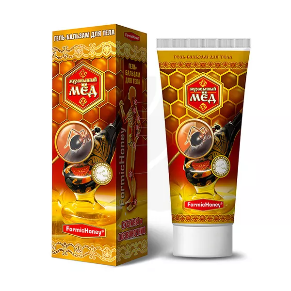 Изображение товара Гель-бальзам для тела Formichoney с муравьиным мёдом и хондроитином 70г Изображение товара Гель-бальзам для тела Formichoney с муравьиным мёдом и хондроитином 70г
