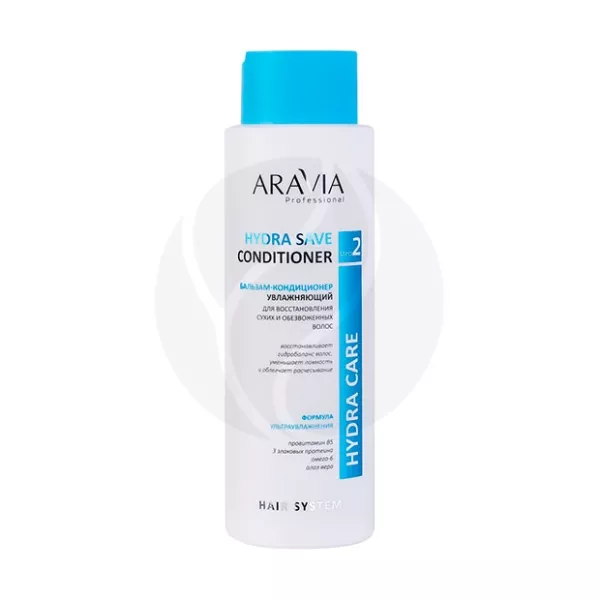 Изображение товара Aravia Professional бальзам-кондиционер увлажняющий для восстановления сухих, обезвоженных волос, 420мл