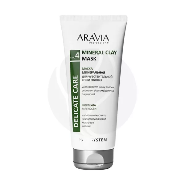 Изображение товара Aravia Professional минеральная маска для чувствительной кожи головы, 200 мл