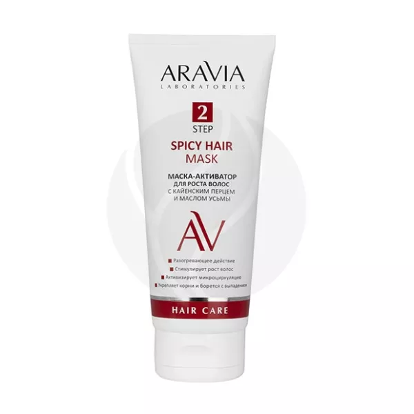 Изображение товара Aravia Laboratories Spicy Hair маска-активатор для роста волос, 200мл Изображение товара Aravia Laboratories Spicy Hair маска-активатор для роста волос, 200мл