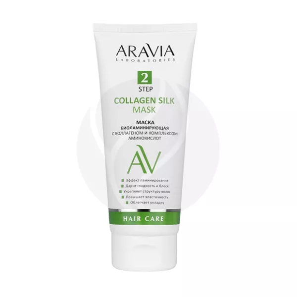 Изображение товара Aravia Laboratories маска для волос биоламинирующая с коллагеном и комплексом аминокислот, 200мл