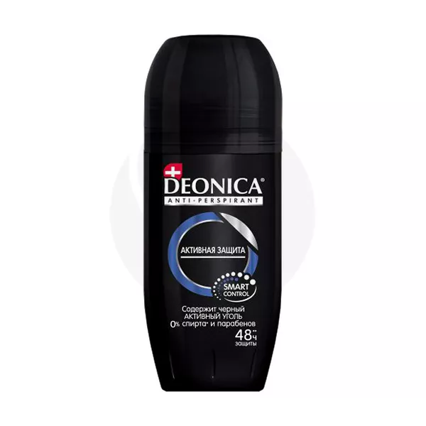 Изображение товара Deonica For Men Активная защита мужской шариковый дезодорант-антиперспирант, 50мл