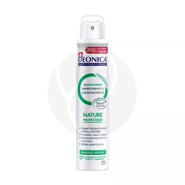 Изображение товара Deonica Nature Protection дезодорант-антиперспирант 200 мл натуральный защита 48 часов