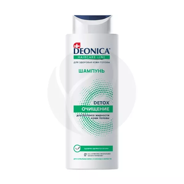 Изображение товара Deonica Detox шампунь для глубокого очищения и ухода 380мл Изображение товара Deonica Detox шампунь для глубокого очищения и ухода 380мл