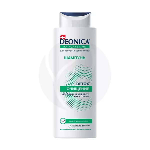 Изображение товара Deonica Detox шампунь очищение и уход, 380мл Изображение товара Deonica Detox шампунь очищение и уход, 380мл