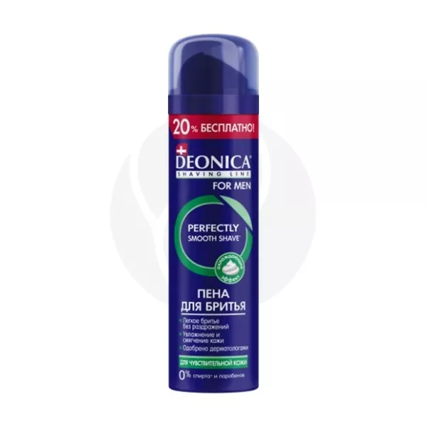 Deonica For Men пена для бритья для чувствительной кожи, 240мл
