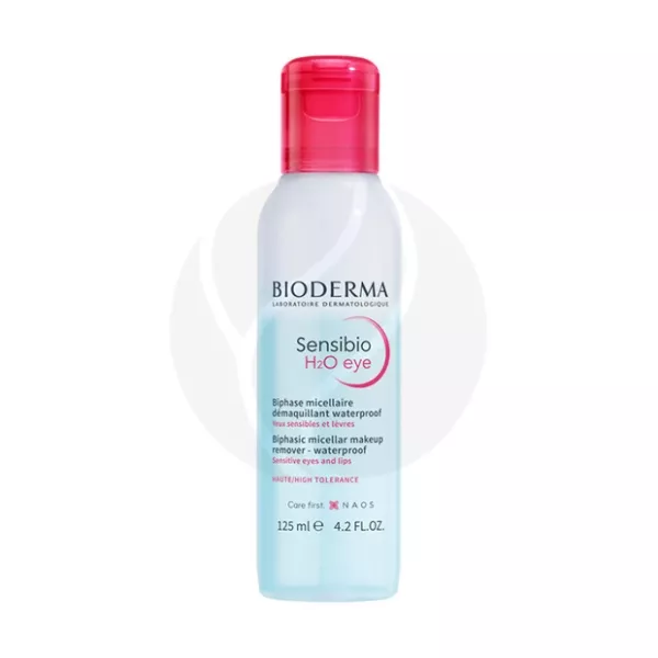 Изображение товара Bioderma Sensibio H2O двухфазное мицеллярное средство 125 мл для чувствительной кожи глаз и губ